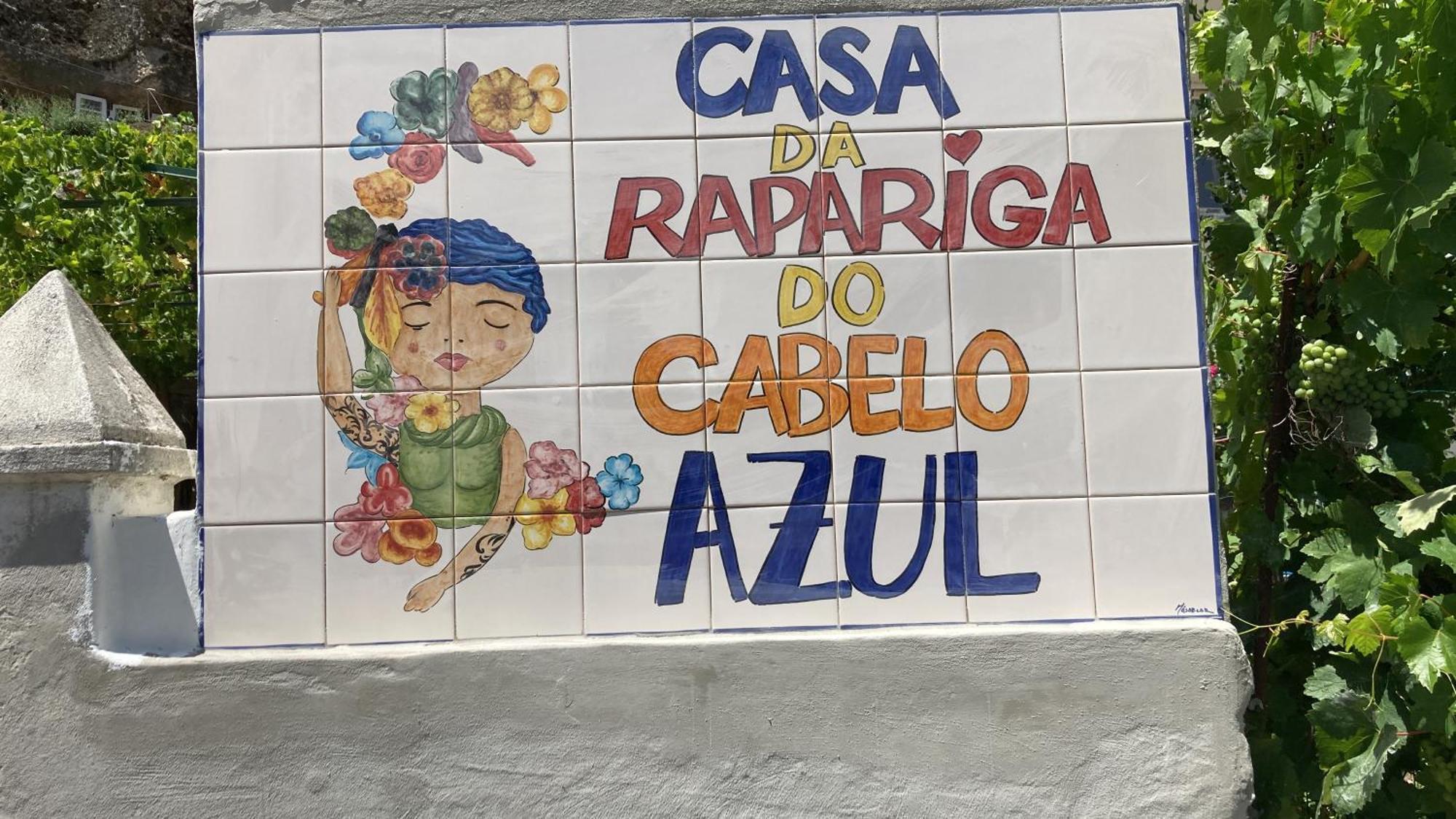 マンテイガスA Casa Da Rapariga De Cabelo Azulアパートメント エクステリア 写真